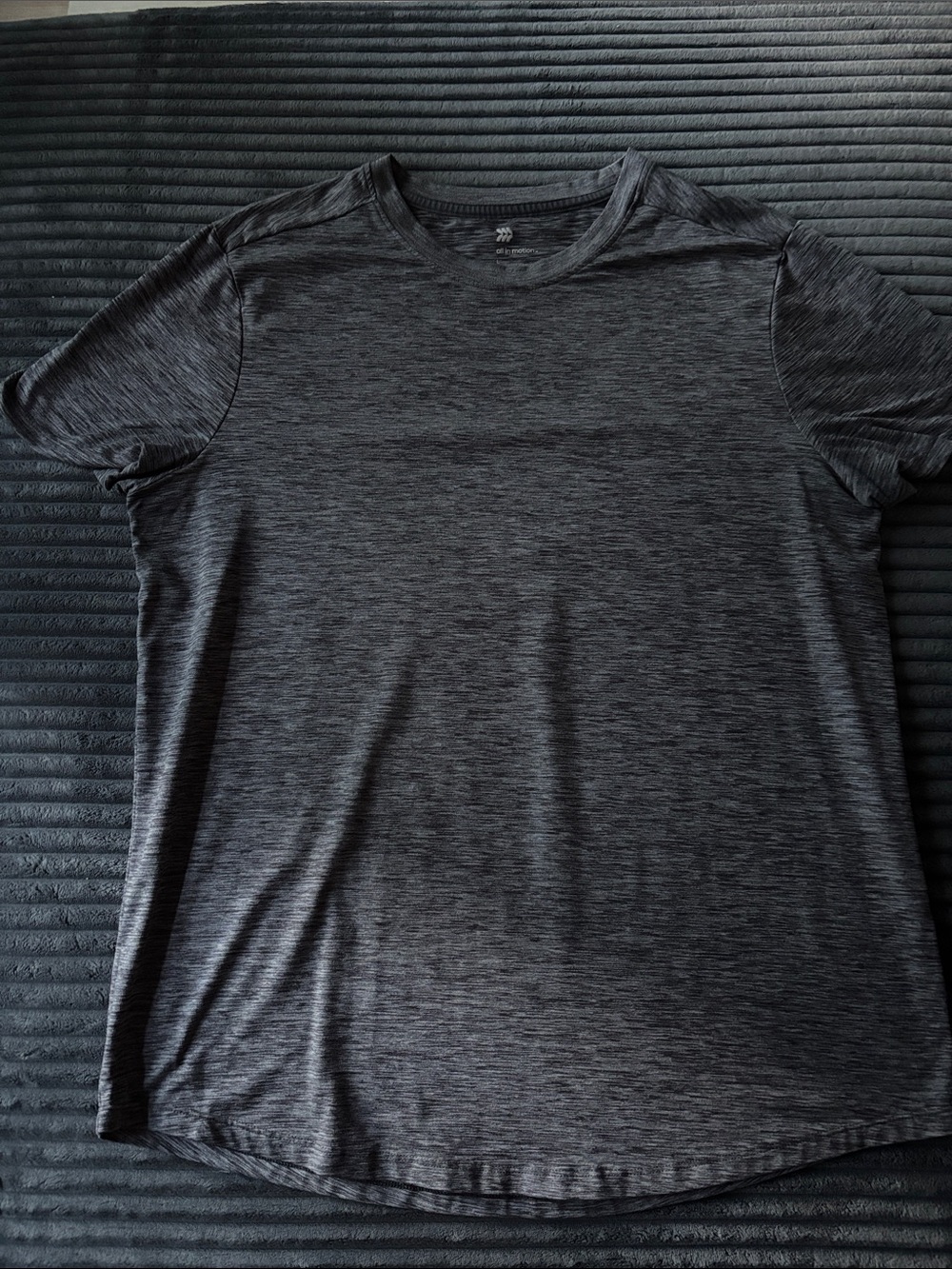 all in motion Heathered Charcoal Short-Sleeve Performance Tee